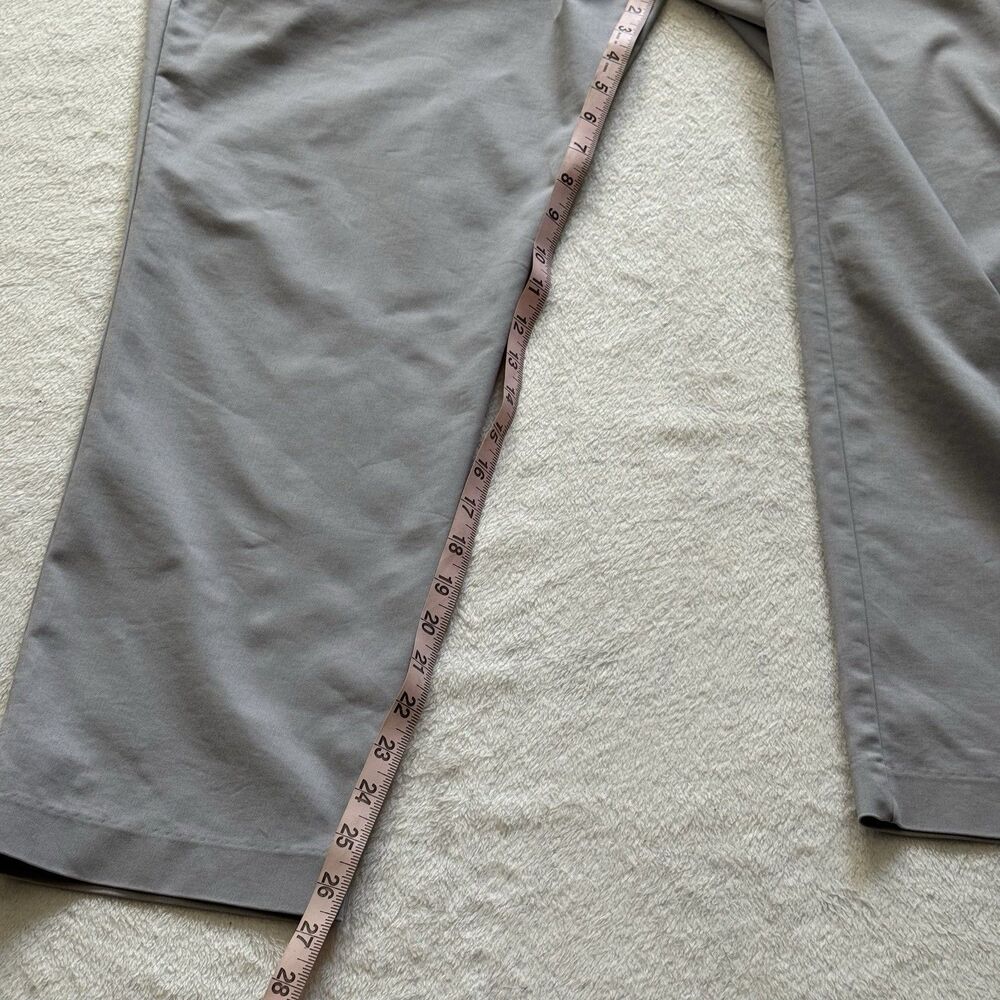 Liz Claiborne Women’s Gray Dress Pants Size 14 Emma Fit Stretch Straight Leg - Picture 6 of 8